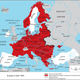 The extent of German occupation of Europe by April 1944, two months before the Allied invasion of Normandy (German History in Documents and Images)
